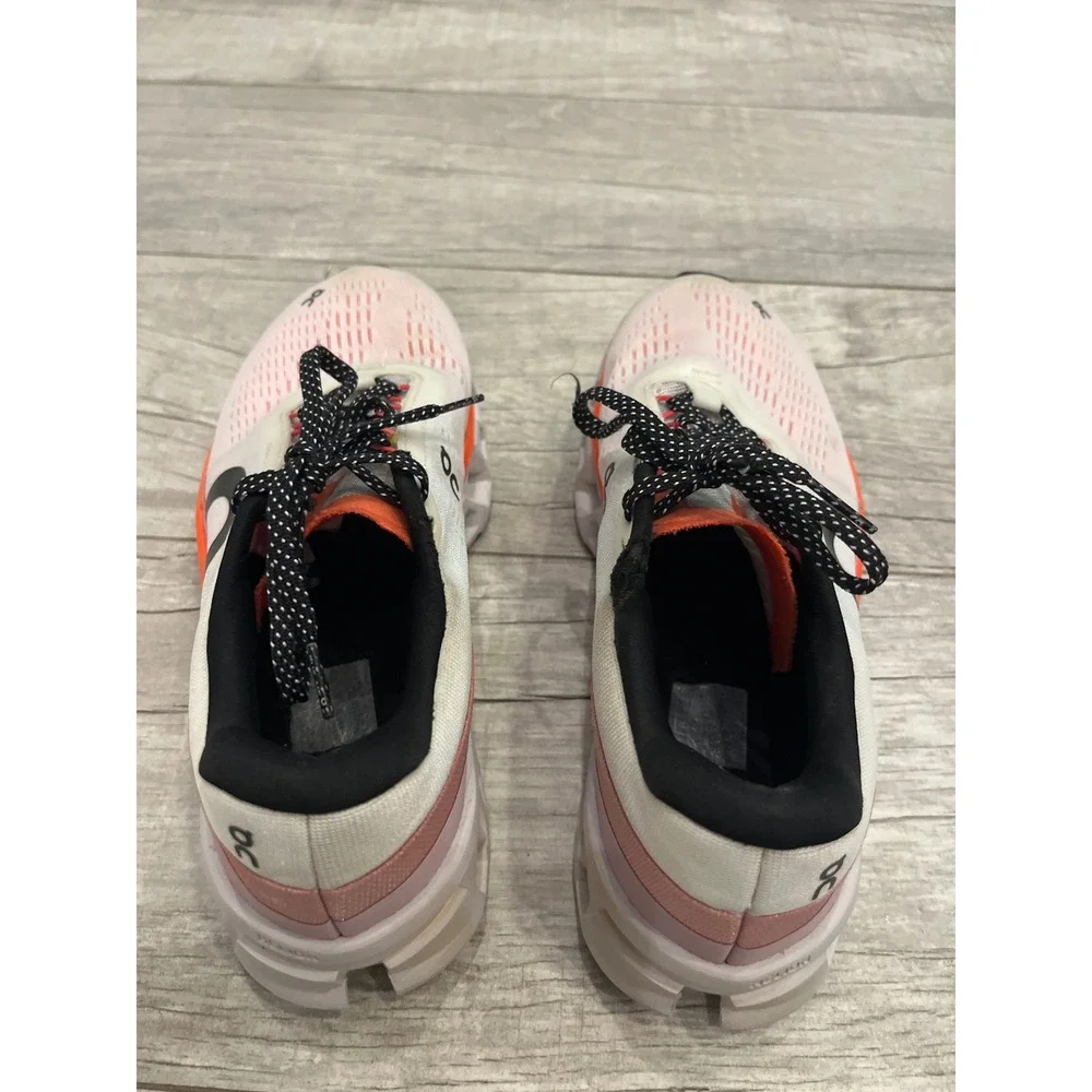ON Running Cloudswift Women's‎ White Orange Athletic Shoes USW 10 UK 8